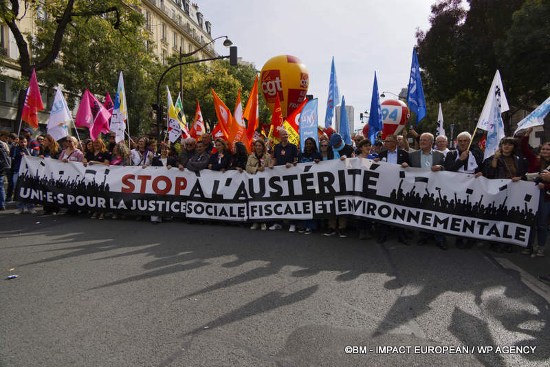 Manifestation du 2 octobre 2025 à Paris 1 Reportage éditorial par Impact European